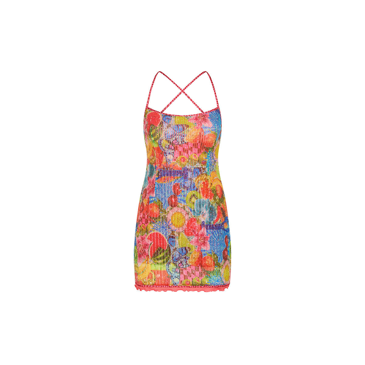 Sequin Mini Dress - Cherry Spritz