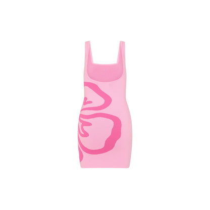 Knit Mini Dress - Island Bloom